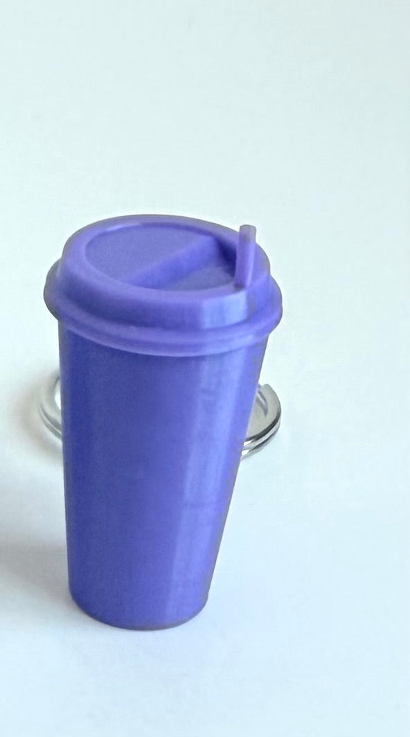 Coffee Cup Keychain